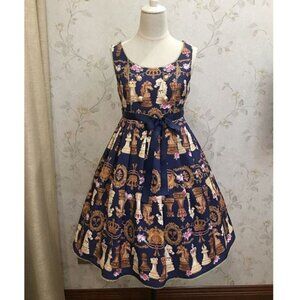 Loligals Navy Blue Chess Pieces JSK
